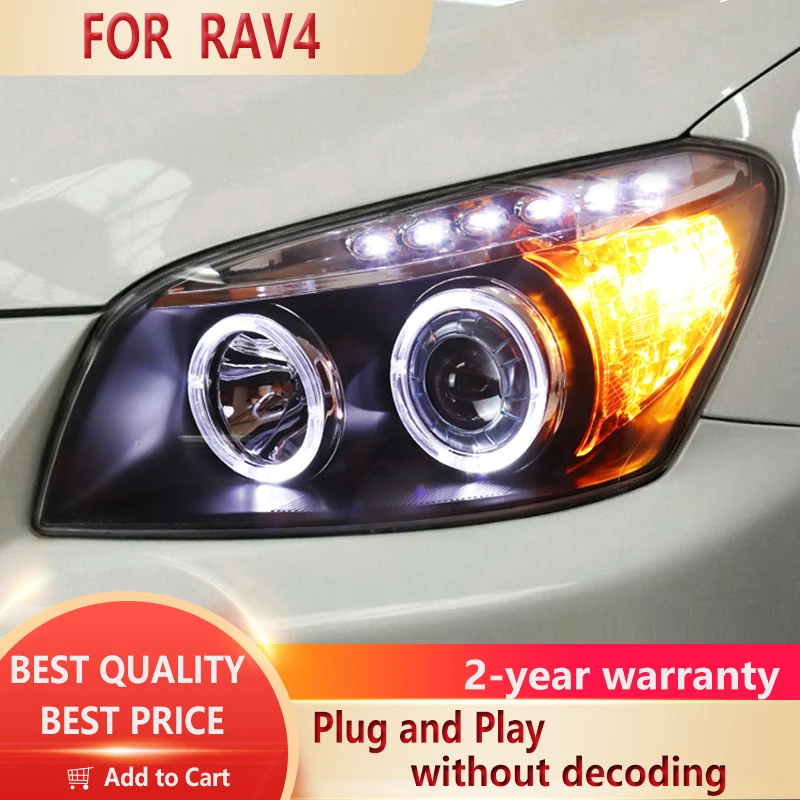 

Car Styling for Toyota RAV4 Headlights 2009-2012 Rav4 LED Head Lamp LED Signal DRL Hid Bi Xenon Auto Accessories