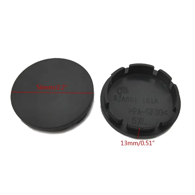 Wheel Hub Caps 4pcs/Set 56mm Universal for Car