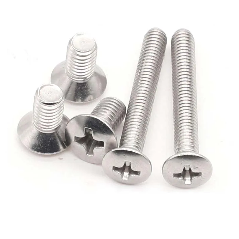 M3 3mm A2 STAINLESS STEEL RAISED SLOTTED COUNTERSUNK MACHINE SCREWS CSK BOLTS 