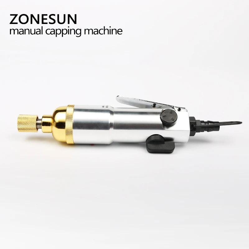 zonesun garrafa pneumatica maquina tampando mao maquina 04