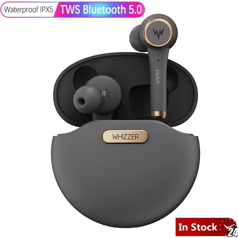Whizzer TP1 беспроводные Bluetooth наушники TWS V5.0 водонепроницаемые IPX5 вкладыши 3D стерео беспроводные наушники с сенсорным управлением