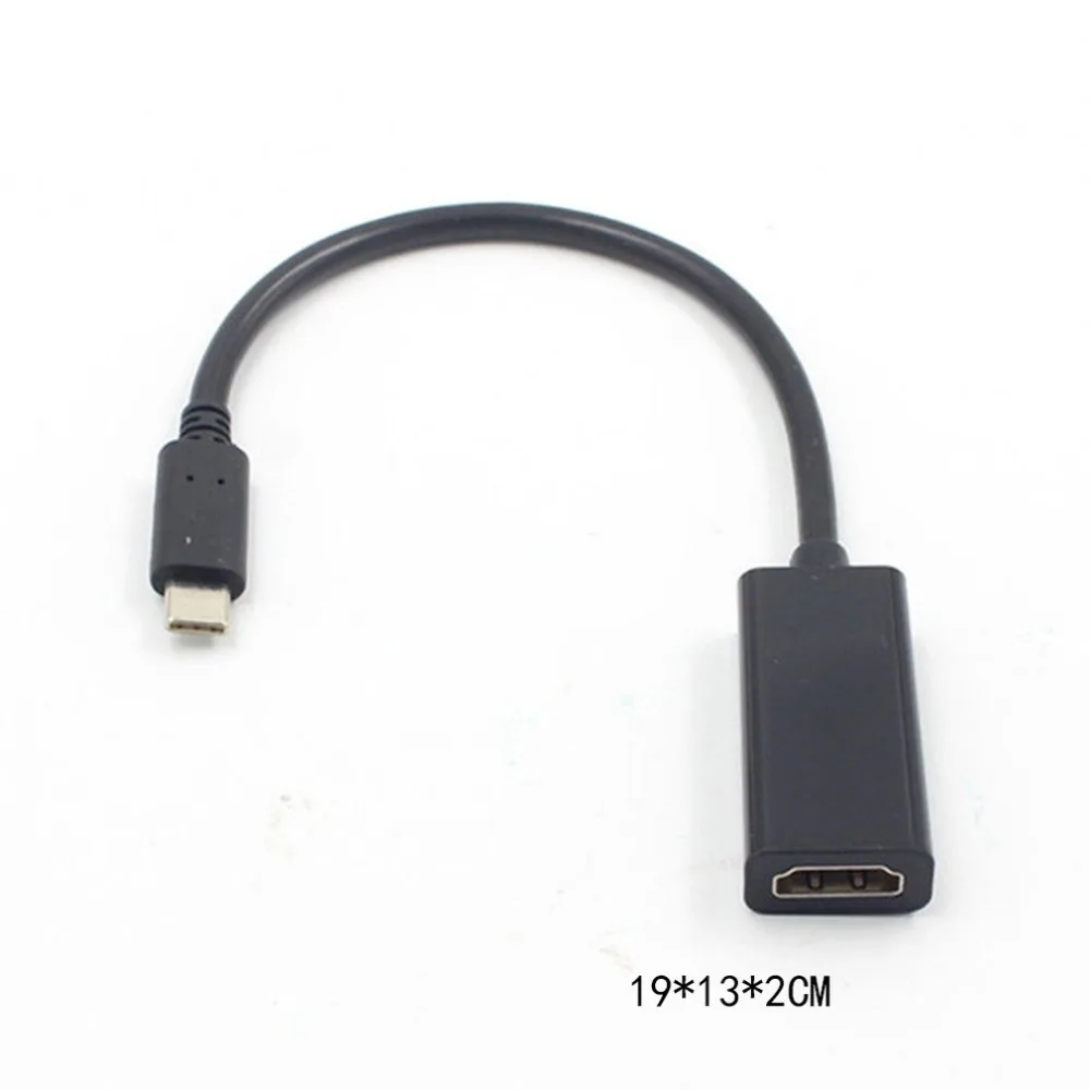 USB-C кабель type-C к адаптер HDMI HDTV видео кабель 4K для samsung S9 S8 Note 8 для Macbook Pro телевизионные аксессуары