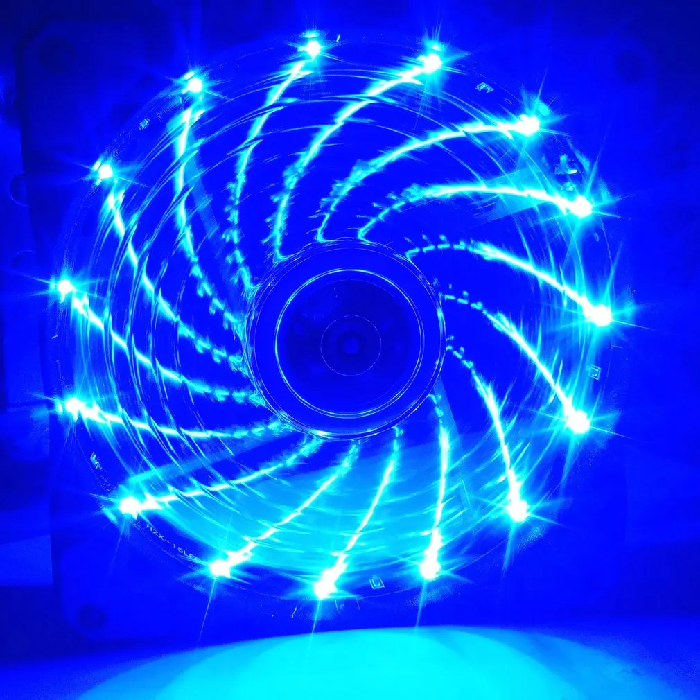 RGB PC Case Fans Computer Case Cooling Fan 15 Lights Streamer 1 Chassis Fan 120mm RGB LED PWM Light Heat Dissipation cooling fan
