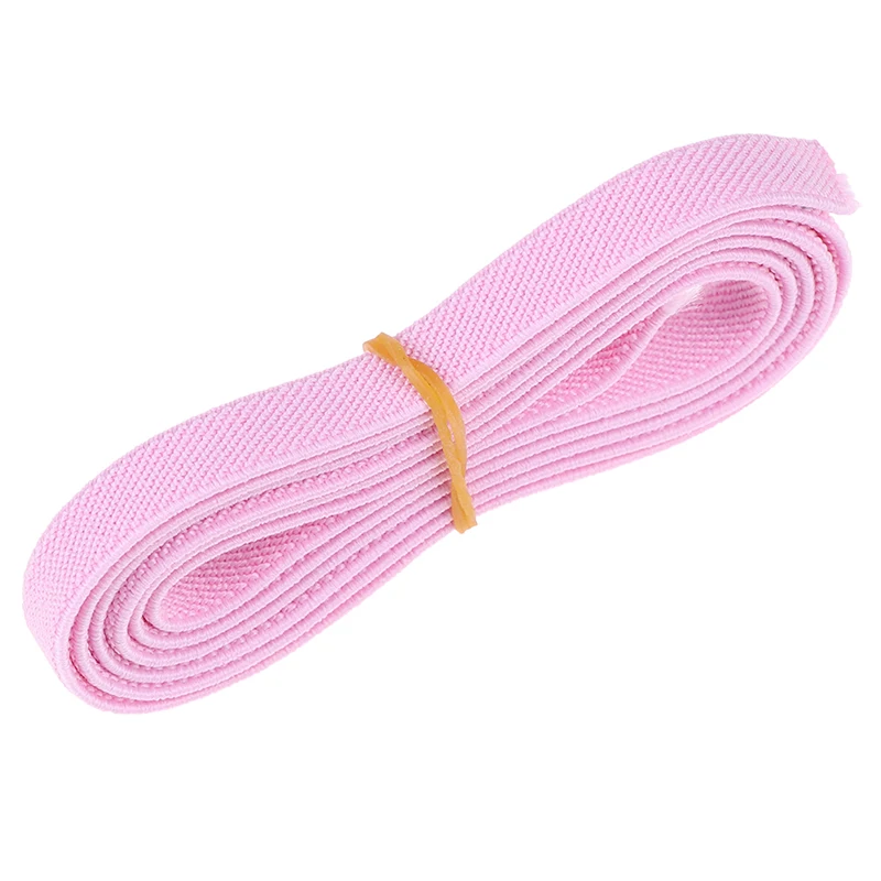 pink DIY Швейные принадлежности эластичная лента/ручной работы пояс/красочные эластичные ленты/лямки для одежды цвета ширина 10 мм - Цвет: pink