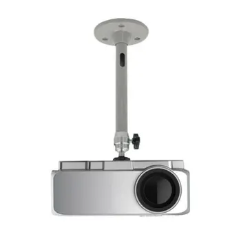 

New Arrival 1pc 360 Degree Adjustable Projector Ceiling Mount Stand 21CM Wall Projector Bracket Metal Swivel Mount