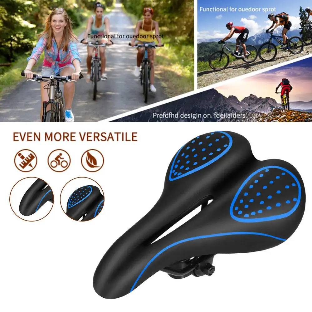Износостойкое хлопковое черное велосипедное седло Велосипедное Сиденье