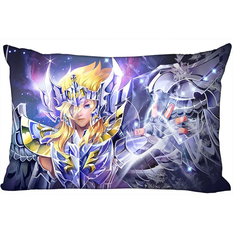 Новинка Наволочка на молнии Saint Seiya Размер чехла 45x35 см 40x60 45x75 50x75 (две стороны)|pillow