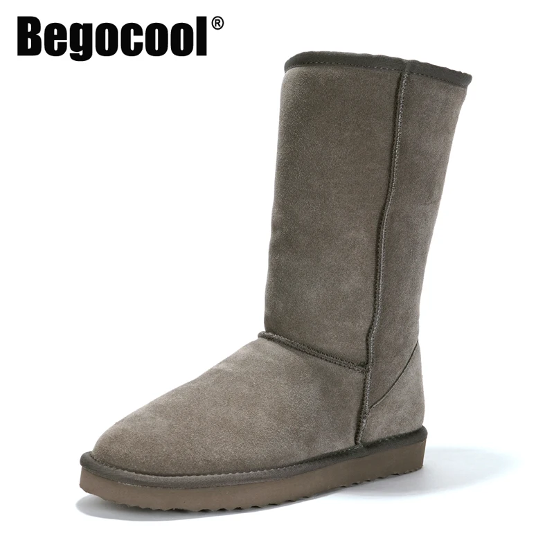 Классические женские зимние ботинки Begocool из натуральной воловьей кожи