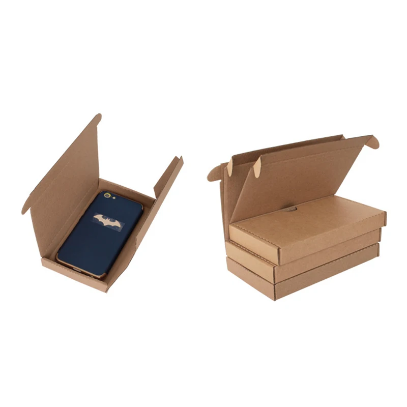10Pcs 3-Layer Thick Corrugated Box Jewelry Data Cable Packaging Blank Carton for Phone Case Support Custom Logo | Дом и сад