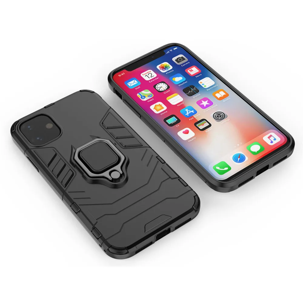 Для Apple Iphone 11 чехол для Iphone Xi Max роскошное кольцо подставка держатель защитный чехол для Iphone 11 Pro Max Funda Capa