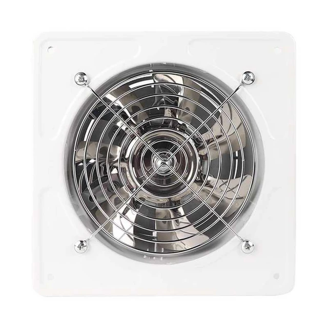 19cm 40W 220V Wall Mounted Exhaust Fan Low Noise Home Bathroom Kitchen Garage  Vent Ventilation - AliExpress