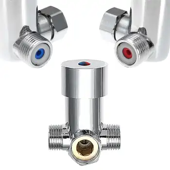 

G1/2 Hot Cold Water Mixing Valve Thermostatic Valver Adjustable Temperature Mixing Valve for Touchless Sensor Water Faucet Tap