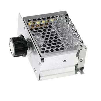 

1PCS 4000W 220V High Power Voltage Regulators SCR Speed Controller Electronic Voltage Regulator Governor Thermostat