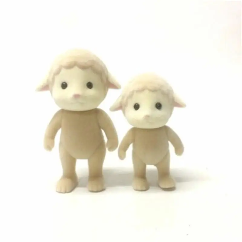 3pcs Sheep without cloth Koala sheep Figures Mon Babies Brother doll Toys Child DIY role playing gift
