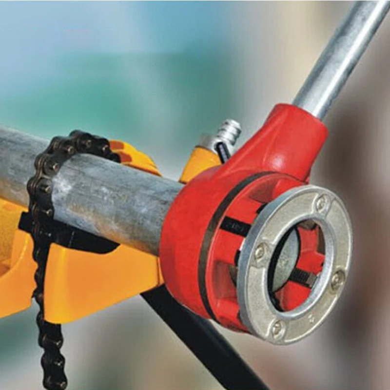 2inch Manual Threading Machine Portable Threading Machine Hand-held Light Steel Pipe Fire Pipe Galvanized Pipe Threading Machine