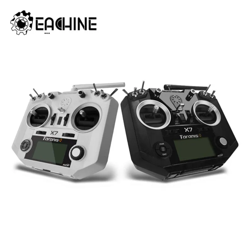 Cena FrSky ACCST Taranis Q X7 2.4G 16CH tryb 2 nadajnik zdalnego sterowania biały czarny wersja międzynarodowa RC Drone część zamienna