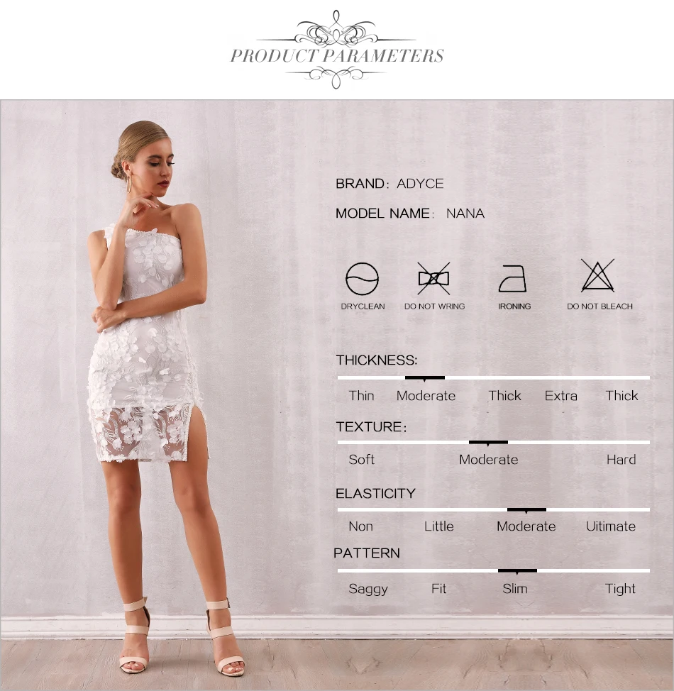 Женское вечернее платье с аппликацией ADYCE, белое облегающее платье без рукавов с одним открытым плечом в стиле звезд, для клуба, для лета