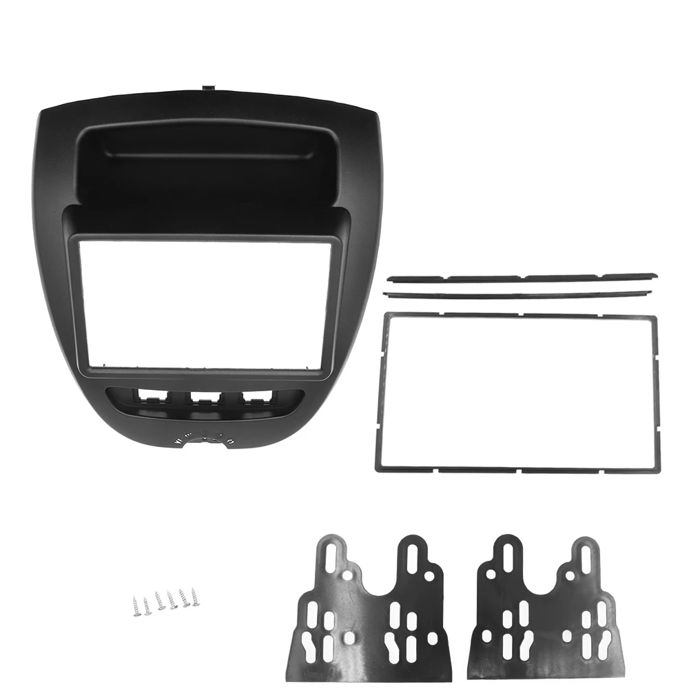 車用インダッシュフレーム 車用ラジオフェイシア Honda CRV 1997-2004 に適合 Android ラジオ ダッシュ フ ラジオ  フェイシア フレーム ダブル DIN カーラジオ フェイシア シート用 レオン 2005-2012 左ハンドル CD DVD 2Din ダッシュ オート ラジオ フェイシアマウント ... カーラジオフレーム Honda CRV 1997-2004 に適合 Android ラジオ ダッシュ フィッティング パネル キット