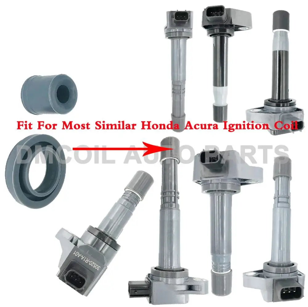 4 шт. резиновые ботинки для катушки зажигания HONDA ACCORD CR V CIVIC ACURA (96 ) 30520RNAA01 30520 R40 007 P8E