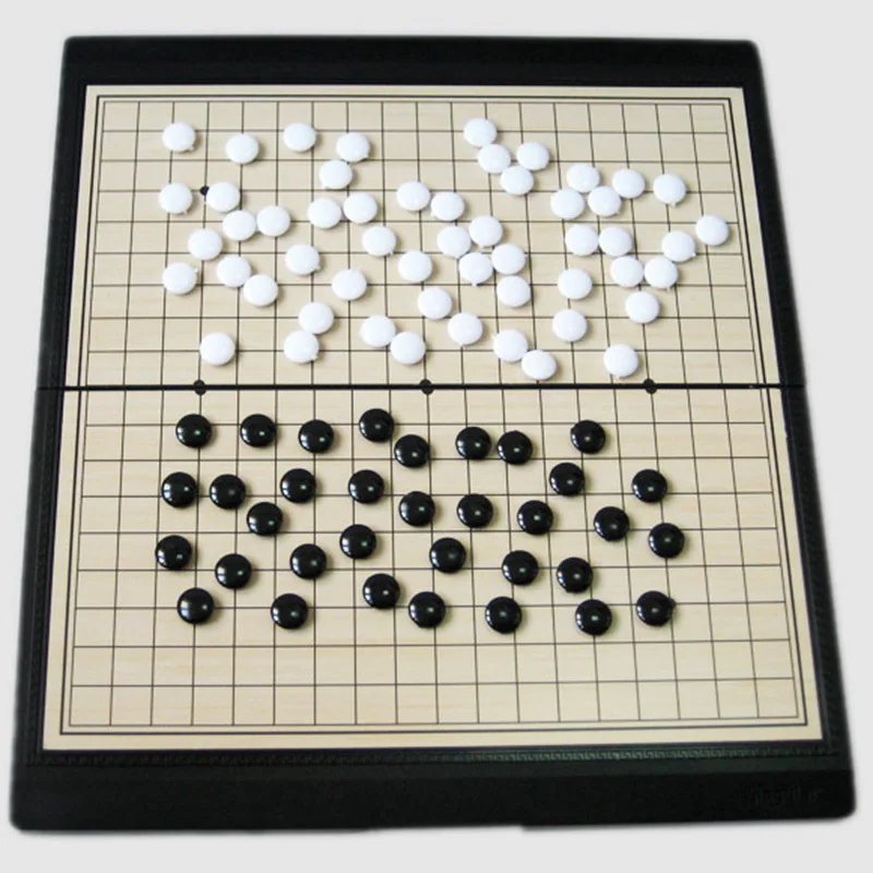 Новые складные шахматы игры Go игры китайские старые настольные игры Weiqi шашки магнитные Go шахматы набор Магнитные игры игрушки подарки пластик