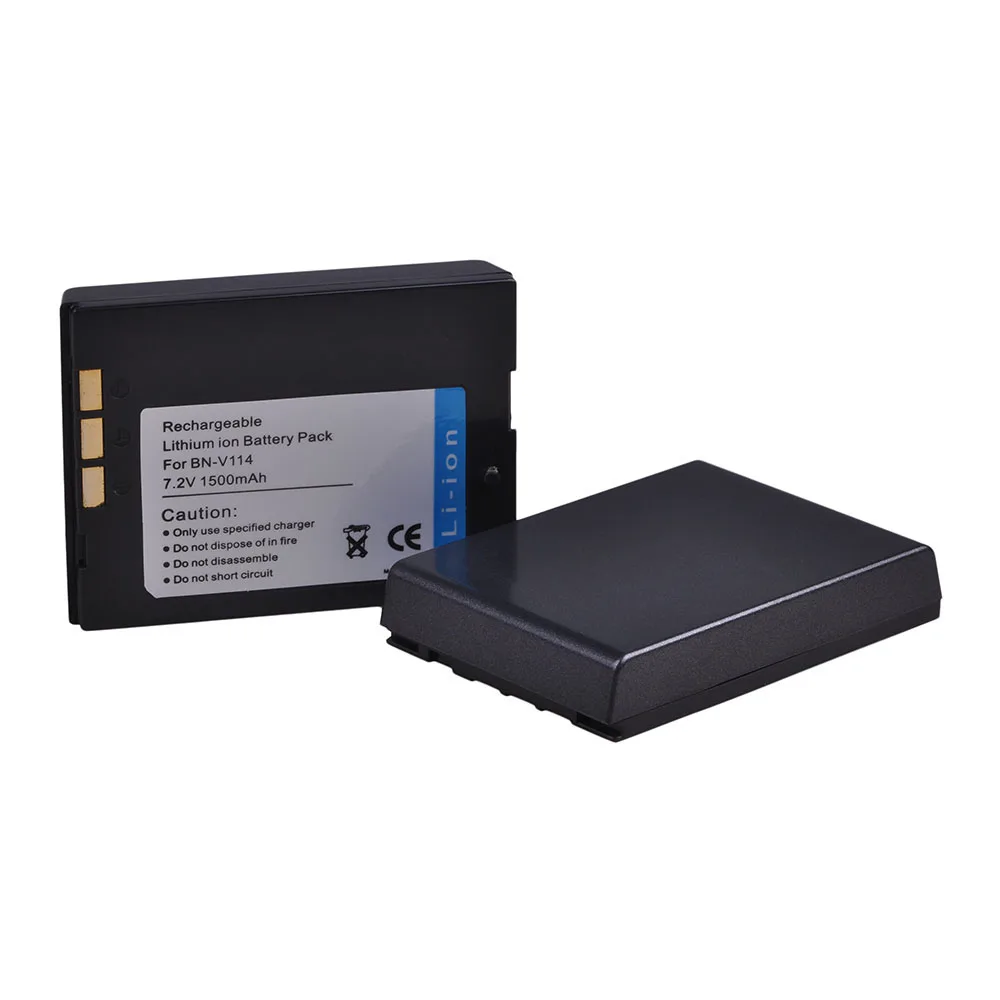 1500 мА · ч BN-V114 BNV114 V114U Аккумулятор для JVC BN-V114U GR-DVP1 GR-DX100EK GR-DX45 GR-DVP3 | Электроника