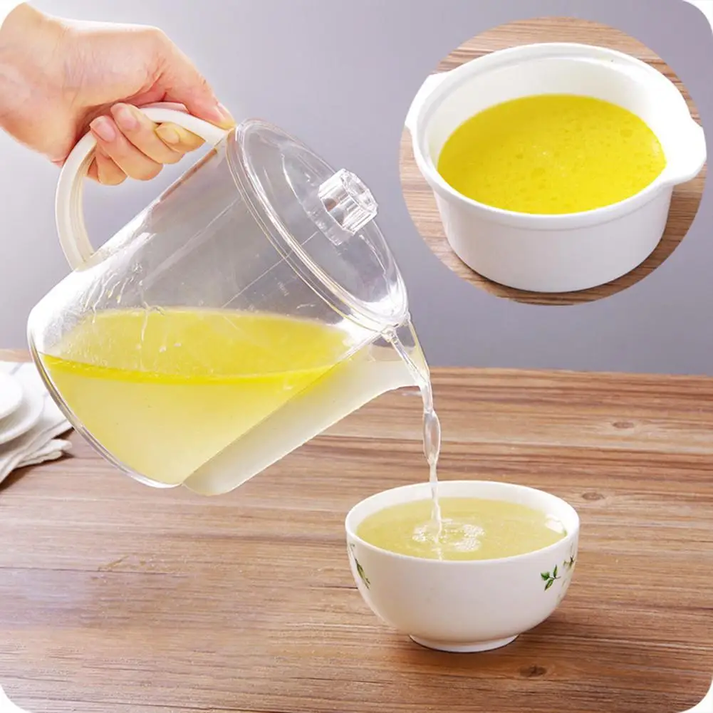 Creative Kitchen Strainer Oil Grease Storage Grease Strainer Container Oil-filtering Separating Pot For Kitchen Gadgets Tools
