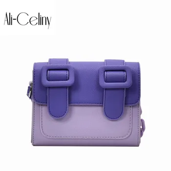 

bags for women Brand Original Design 2020 New Fashion Color Contrast Shoulder Diagonal Bag Simple Joker Square Bag