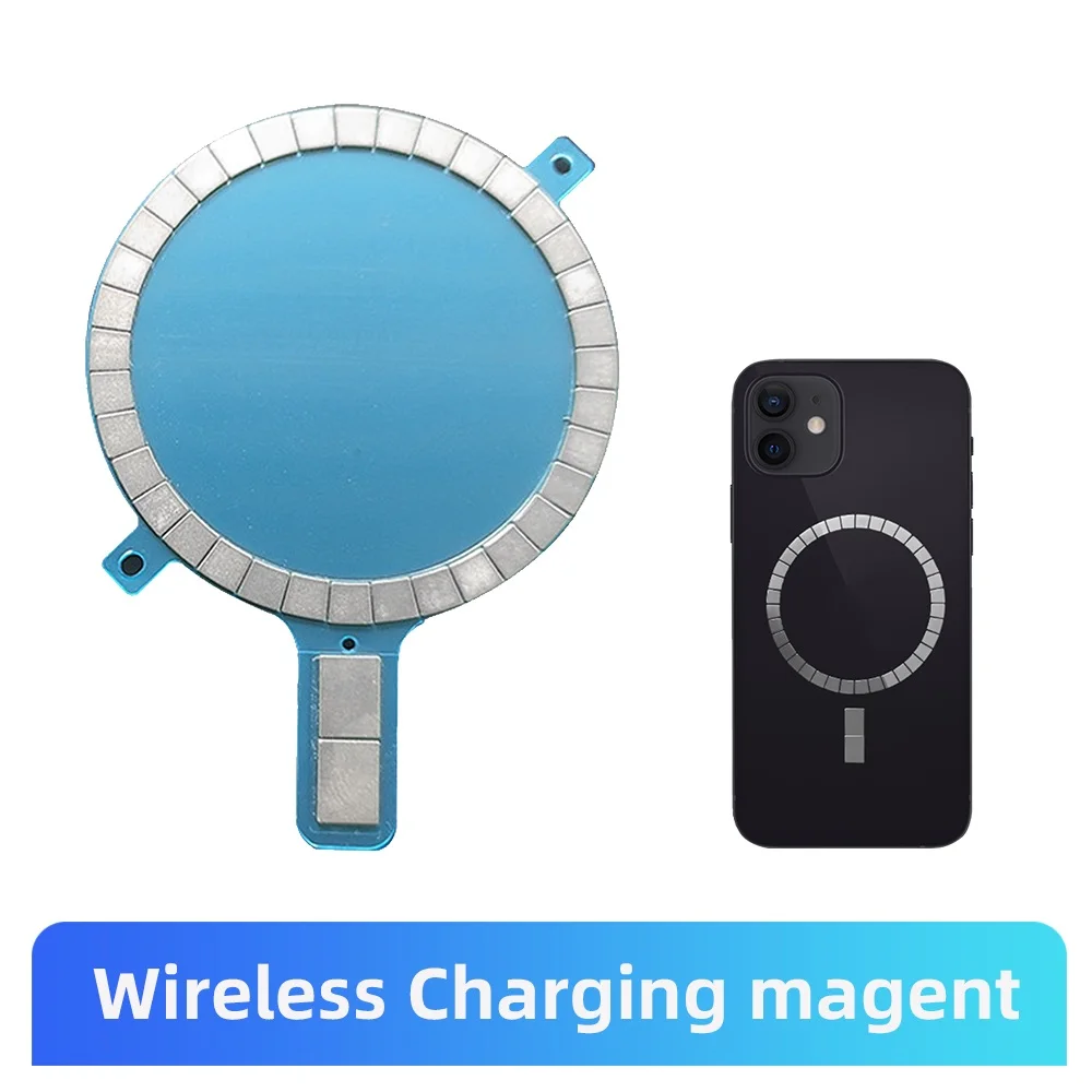 DIY беспроводной зарядки магнит для iPhone 12 Pro Max Мини 11 Xs Xr чехол подставка смартфонов Магнитный съемник жестких