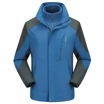 

Men's Fashion Waterproof Hoodie Hat Detachable Breathable Sport Outdoor Coat Women Outerwear Solid Brand Male Clothing Y10.31