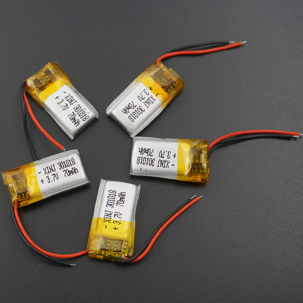 XINJ 3.7V 70 mAh Li lithium polymer battery li po Li ion 301018 For bluetooth mp3 watch speaker headphones GPS driving recorder