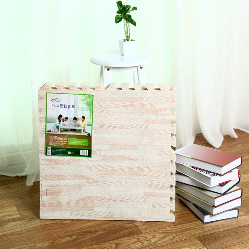 6pcs Bedroom Wood Stitching EVA Non-slip Foam Floor Mat DIY Toy Floor Carpet Home Floor Blanket 6pcs Bedroom Wood Stitching EVA Non-slip Foam Floor Mat DIY Toy Floor Carpet Home Floor Blanket