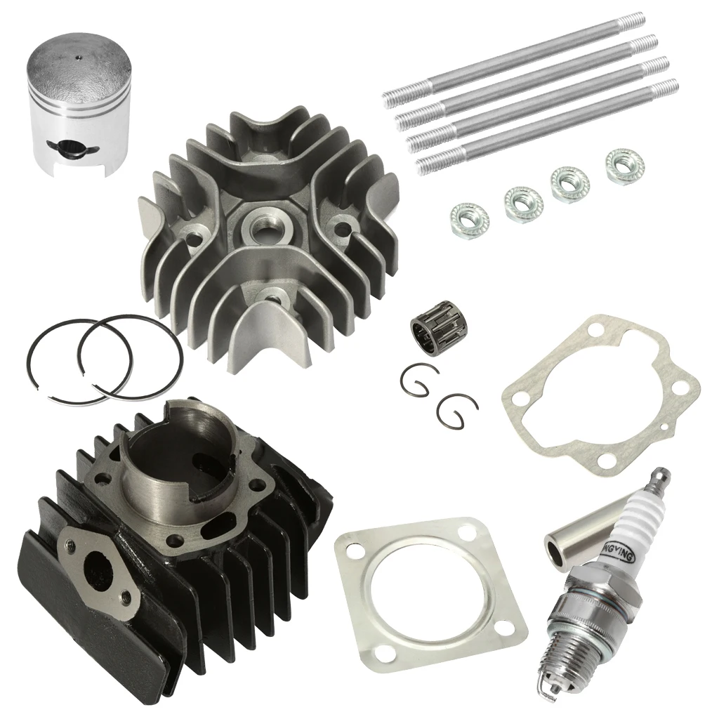 

Cylinder Piston Gasket Spark Plug Kit for Suzuki JR 50 1985-2006 ATVs