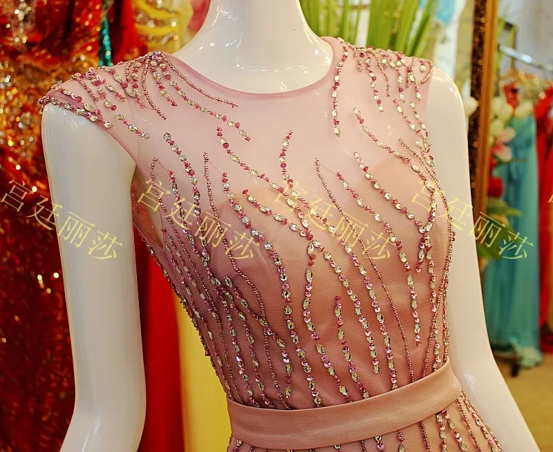 vestidos Дизайн Роскошные Кристальные Формальные невесты фиолетовые сексуальные длинные вечерние платья для выпускного вечера платья для подружек невесты