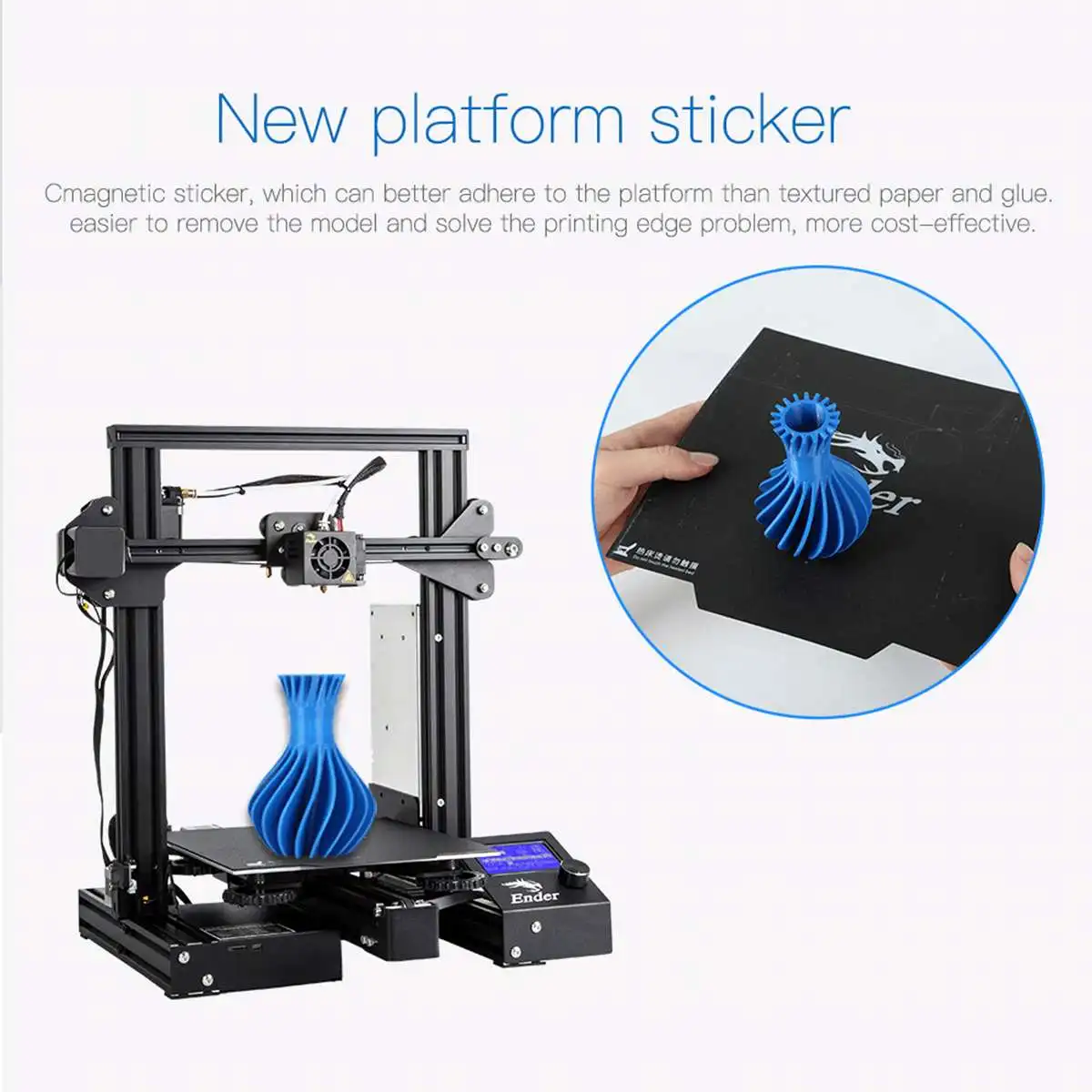 3d принтер Ender-3/Ender-3 PRO 3d принтер DiY Kit v-слот I3 FDM технология MK10 экструдер 220x220x250 мм Размер