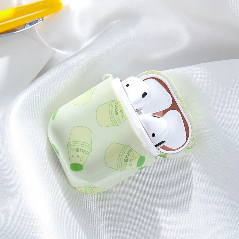 05 Чехол с рисунком для AirPods Apple, чехол, Роскошный милый Жесткий Чехол для наушников s On Air Pods 2 1, защитный чехол для Air Pod, аксессуары - Цвет: 05