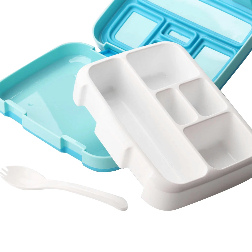 Высокое качество 3 слоя Bento Box экологичный Ланч-бокс пищевой контейнер пшеничный соломенный материал Microwavable столовая посуда Ланчбокс