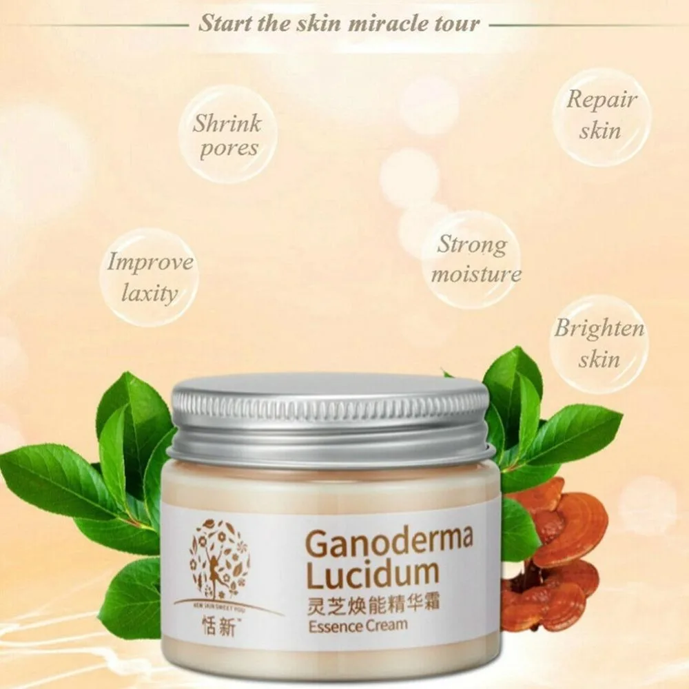 Ganoderma Lucidum светящийся крем увлажнение восстановление Осветляющий, увлажняющий осенне-зимний анти-сухой уход за кожей