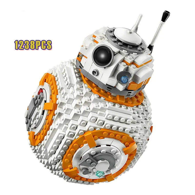 

New Star Wars Bb8 Robot Starfighter Fit Legoings Star Wars Technic Figures Model Building Block Bricks Toy 75187 Gift Kid Boys
