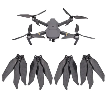 

For DJI Mavic Pro Drone 8331 Carbon Fiber Propeller Platinum 3-Blade Folding Props Low Noise Blade Noise Reduction Wing CW CCW