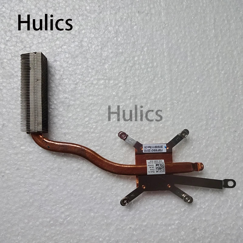 Hulics для Dell Studio 1558 CN-02X6C1 CN-0644D0 CN-0W956J ноутбук Процессор Охлаждающий радиатор с вентилятором - Цвет: CN-0644D0