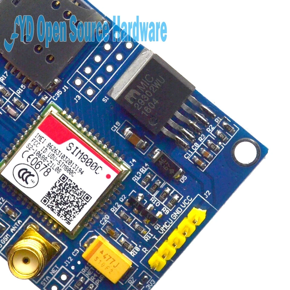 30 шт. SIM800C макетная плата GSM модуль поддержка сообщения Bluetooth TTS DTMF Quad-band