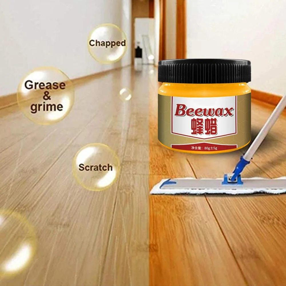 Pure Beeswax Honey Wax Wood Furniture Floor Maintenance Wood