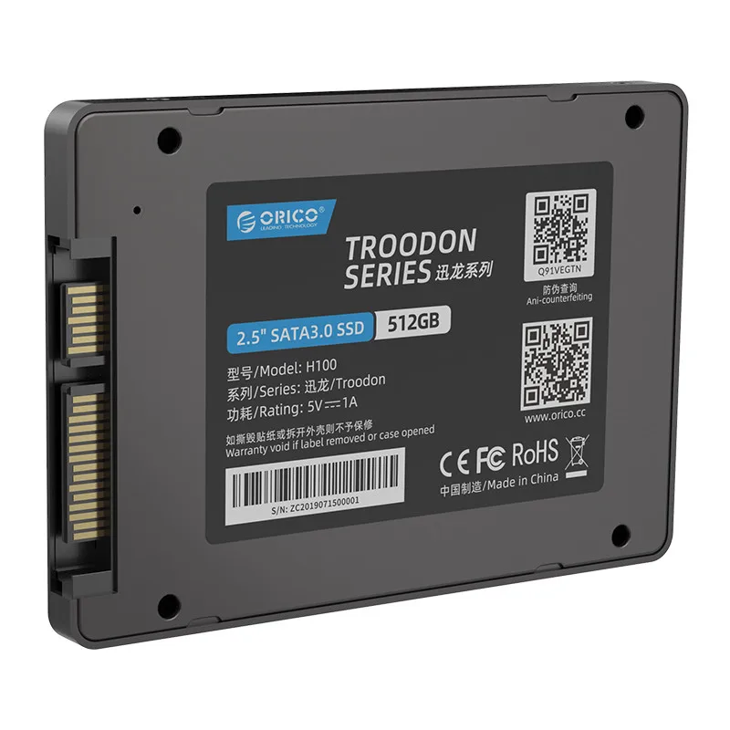 ORICO 2,5 SATA SSD 128 ГБ 256 512 1 ТБ SSD 2,5 дюймов SATA3.0 SSD 1 ТБ Внутренний твердотельный диск для настольного компьютера ноутбука