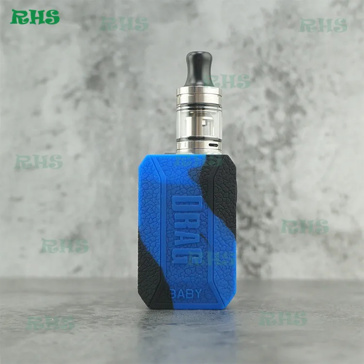 2 шт Горячее предложение! RHS силиконовый чехол с рукавом для Voopoo Drag Baby 1500mAh классический 10 цветов на выбор