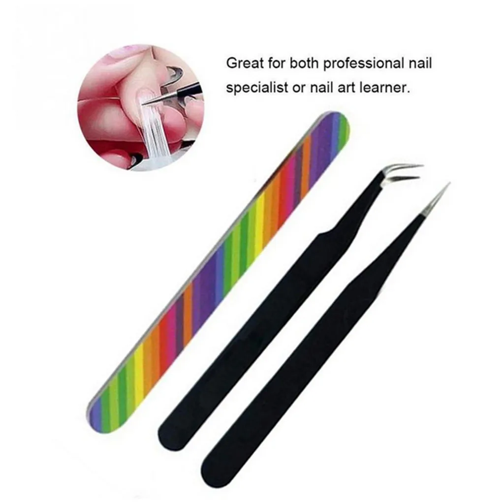 1Pack Professional Fiberglass Nail Extension Nail Silk Wraps Extension Acrylic Nail Form Fibernails With Curvature Clips#4