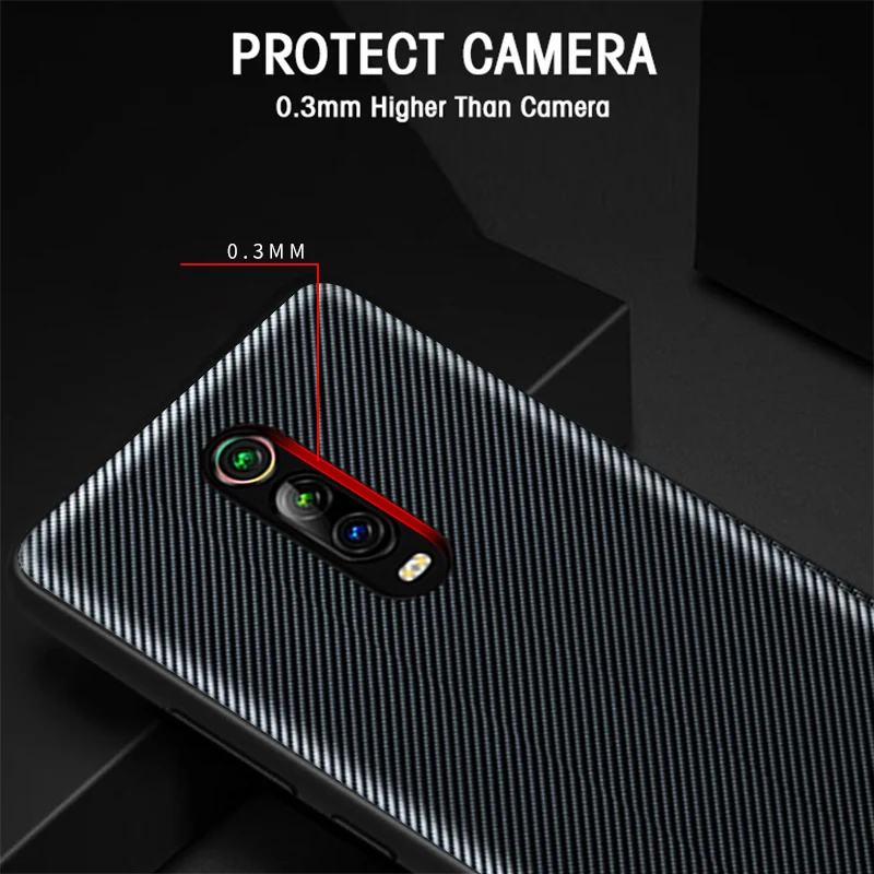 Для Xiao mi Red mi K20 чехол для Red mi K20 Pro Чехол Текстура углерода кожа задняя крышка для Xiaomi mi 9T mi 9T полный противоударный чехол