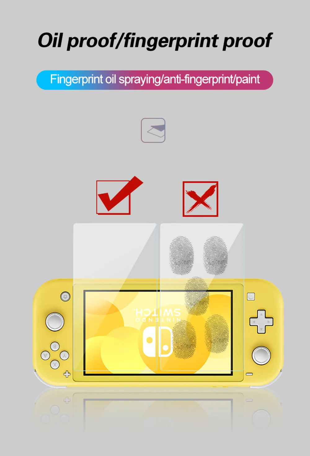 9H Защитная пленка для экрана из закаленного стекла для nintendo Switch 0,3 мм NS Eye Защитная пленка для экрана, защита, аксессуары для переключателей