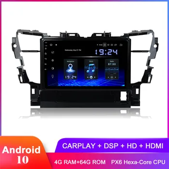 

Dasaita 10.2" IPS Android 10 Car Stereo GPS For Alphard 2015 2016 2017 2018 Carplay In Dash Auto Radio FM WiFi DSP Audio Video