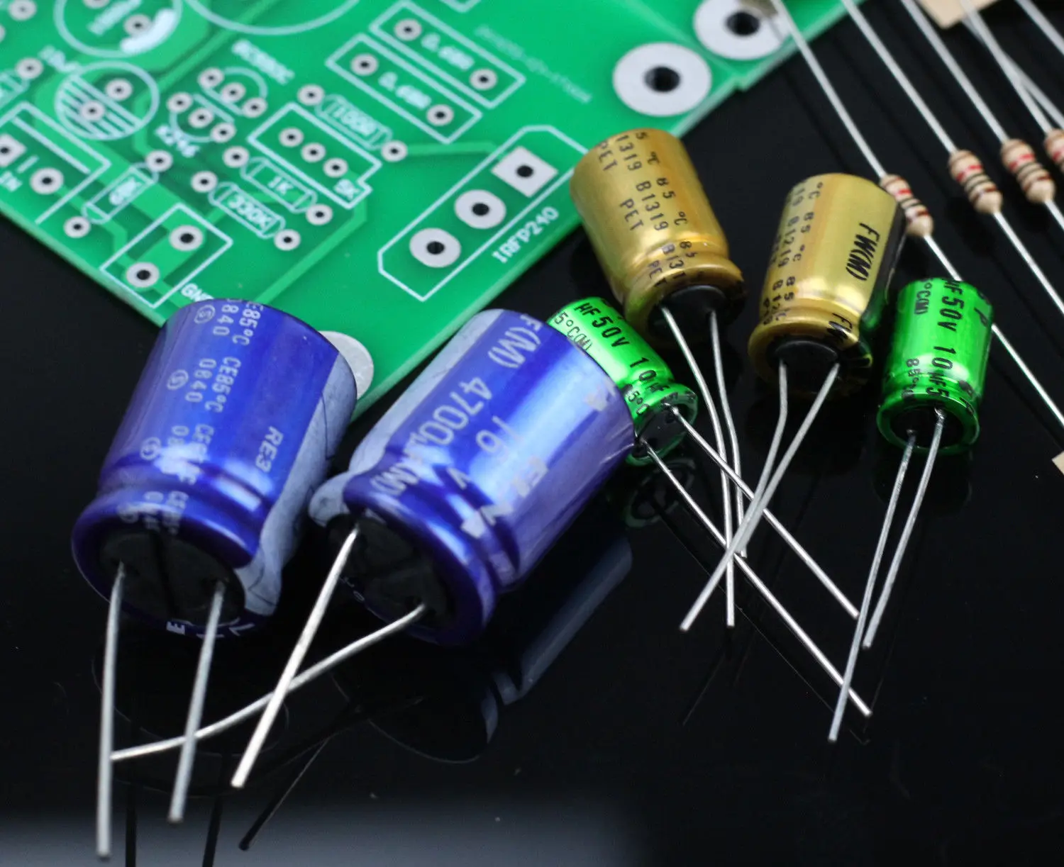 Одна пара 5 Вт одиночный класс A FET + MOS усилитель мощности Набор DIY AMP|kit diy|single-ended class