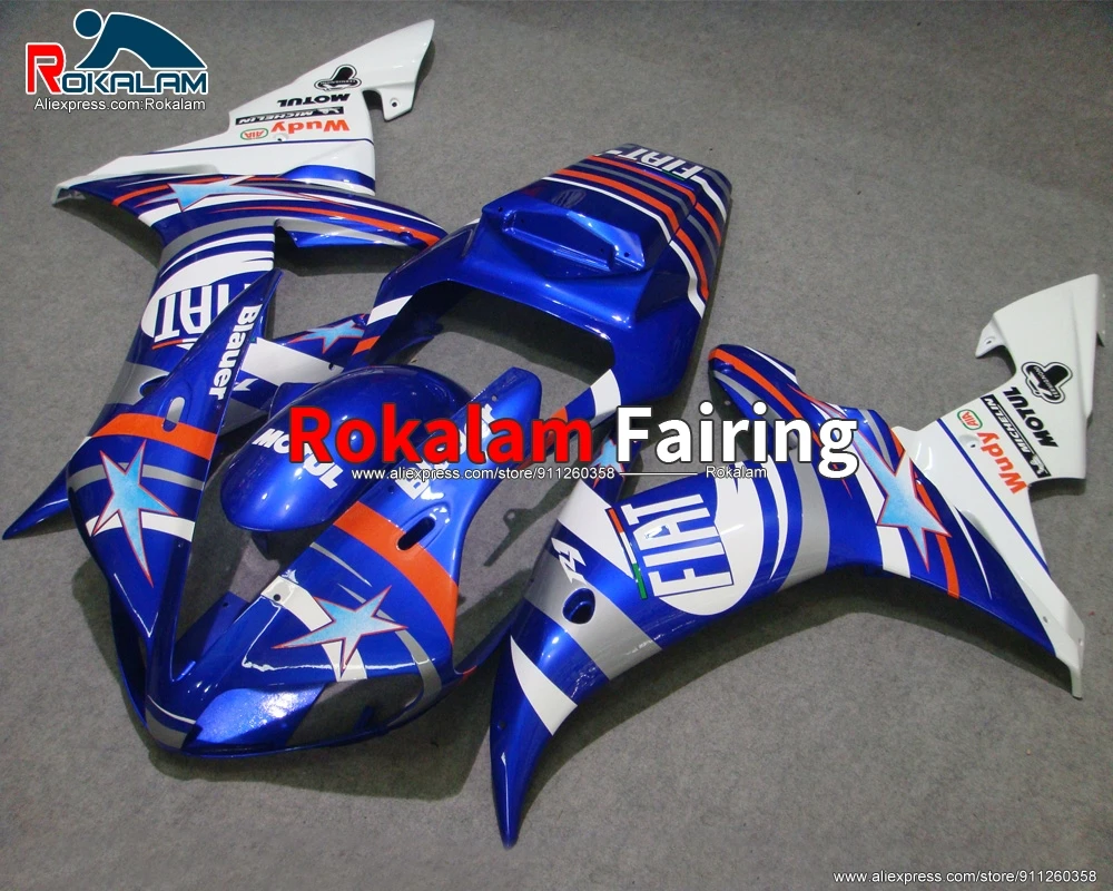 

Высококачественный комплект из АБС-пластика для Yamaha YZF1000 R1 2002 2003 YZFR1 02 03 Многоцветный комплект для мотоциклетного кузова (литьё под давлением)